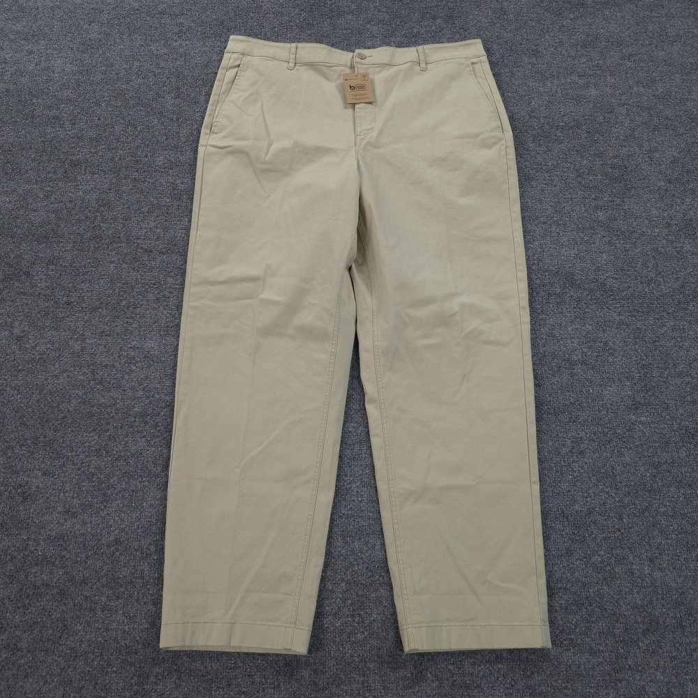 Boden Pants Womens 16-18L Beige Tall Chino Stretch Twill Casual Work Office NEW
